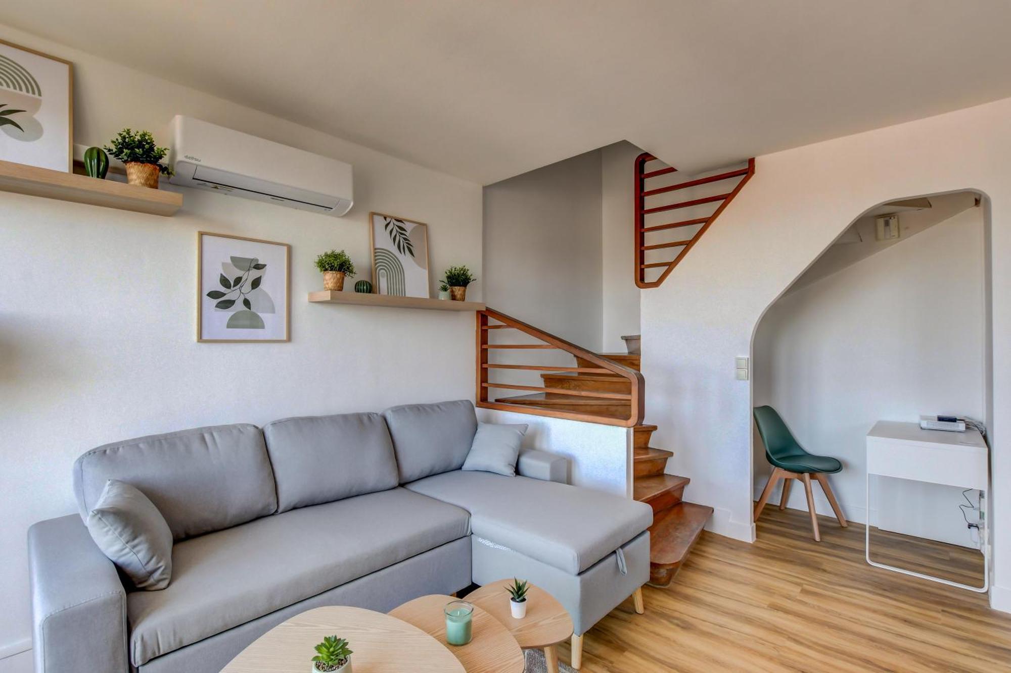 Sunset Duplex - Grand-Rond, Jardin Des Plantes, Centre-Ville, 2 Bdrs 60M2, Ac, Free Public Car Park 200M Away, Netflix - T3 60M2 Avec Clim, Parking Public Gratuit A 200M Toulouse Extérieur photo