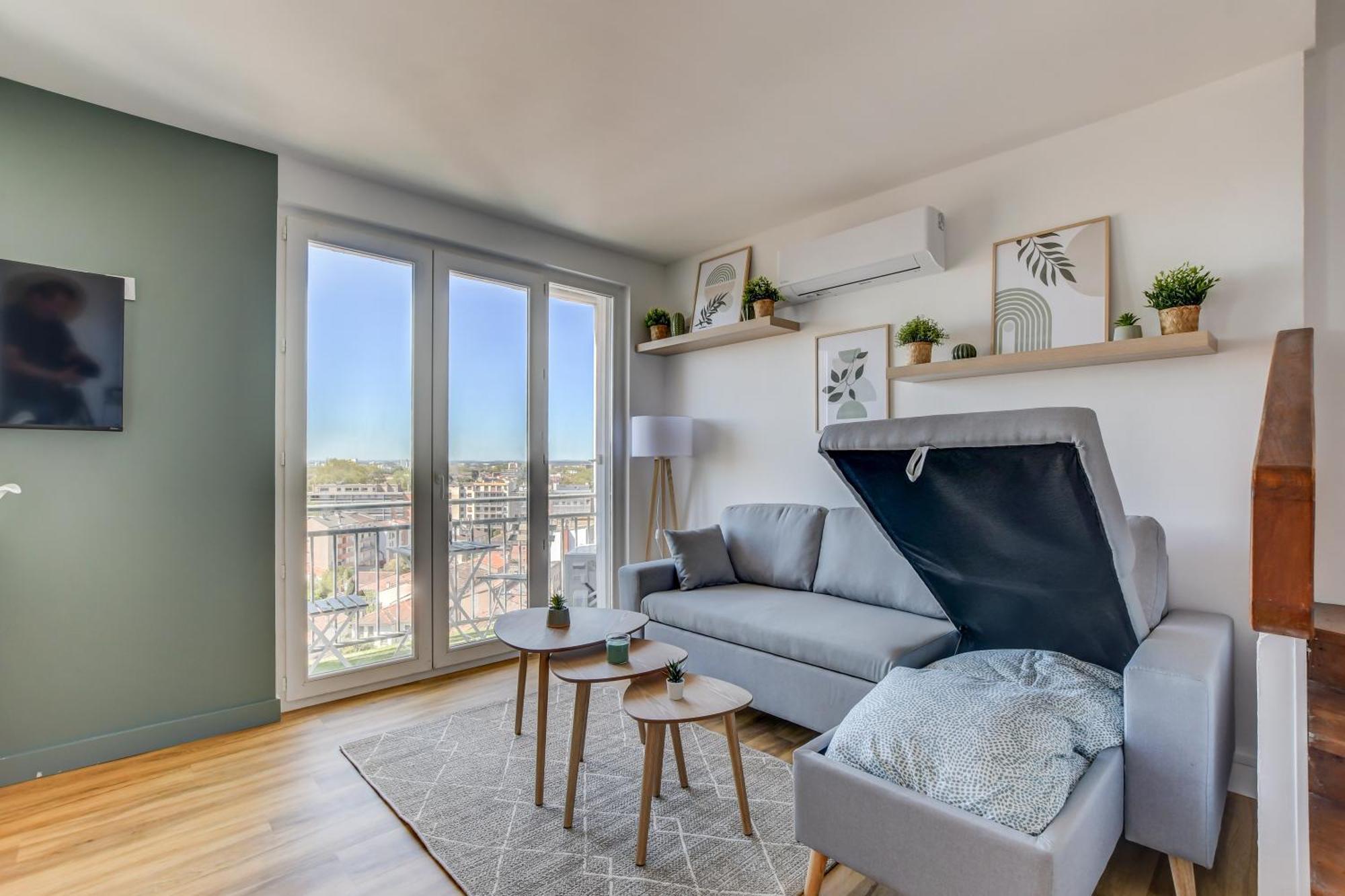Sunset Duplex - Grand-Rond, Jardin Des Plantes, Centre-Ville, 2 Bdrs 60M2, Ac, Free Public Car Park 200M Away, Netflix - T3 60M2 Avec Clim, Parking Public Gratuit A 200M Toulouse Extérieur photo