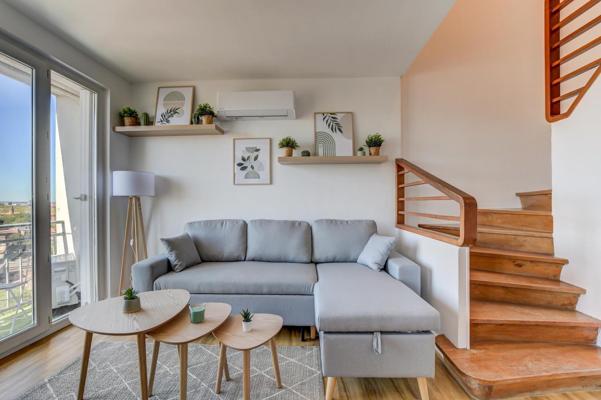 Sunset Duplex - Grand-Rond, Jardin Des Plantes, Centre-Ville, 2 Bdrs 60M2, Ac, Free Public Car Park 200M Away, Netflix - T3 60M2 Avec Clim, Parking Public Gratuit A 200M Toulouse Extérieur photo